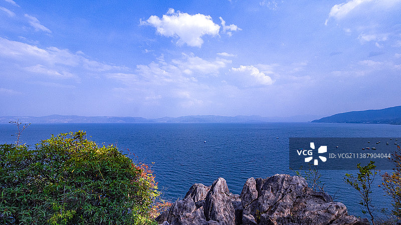 澄江禄充抚仙湖图片素材