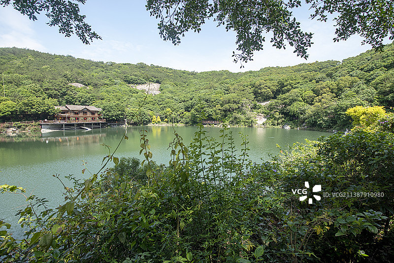 泉州清源山天湖风光图片素材