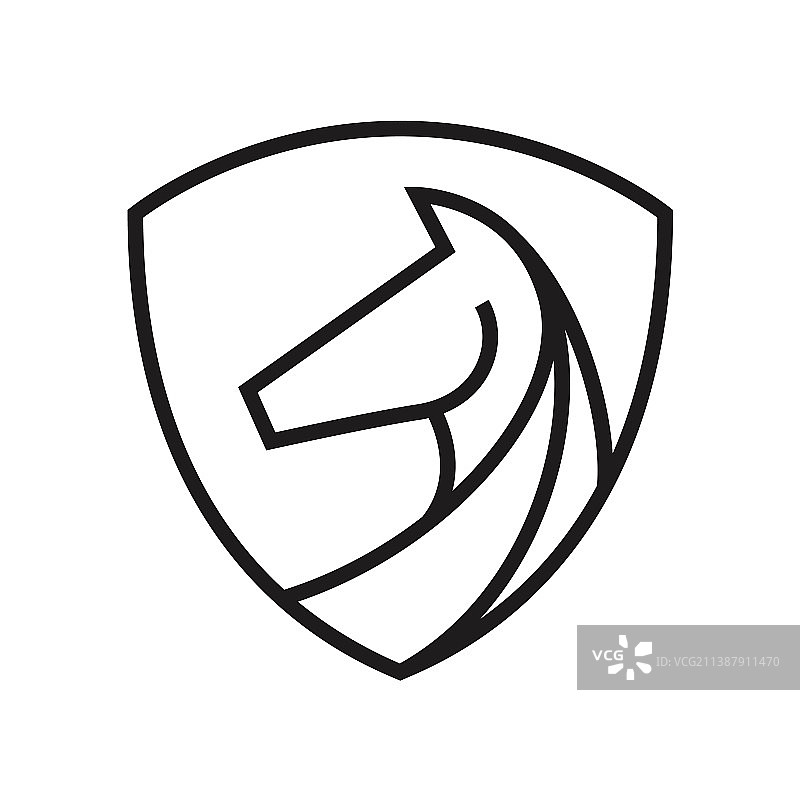 马标志图标符号图形设计图片素材