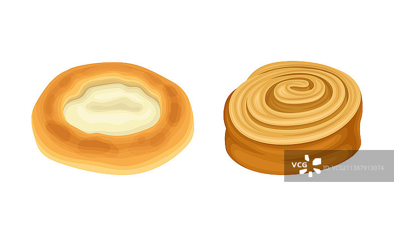 烘焙店菜单糕点产品组合图片素材