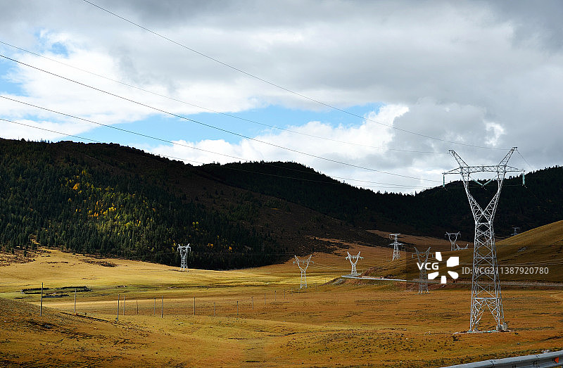 甘孜州得荣县风光图片素材