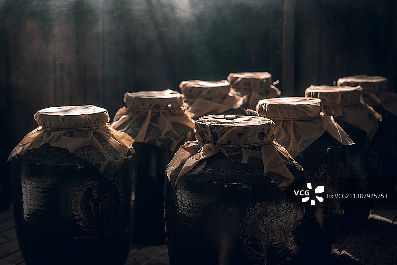 酒坛子图片素材