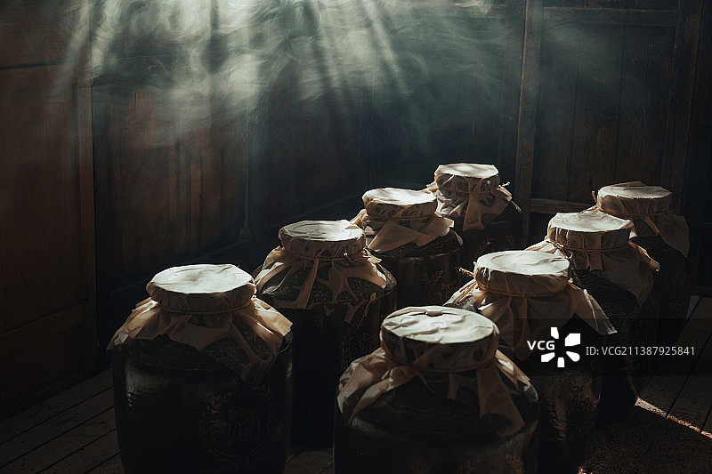 酒坛子图片素材