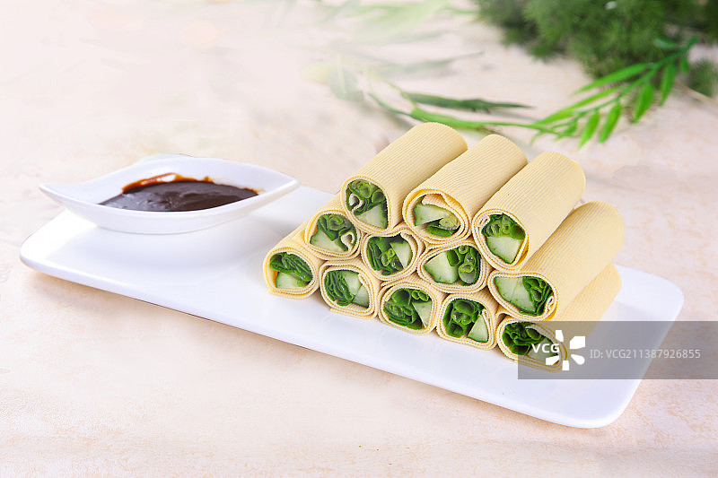 中餐美食-旱地拔葱图片素材