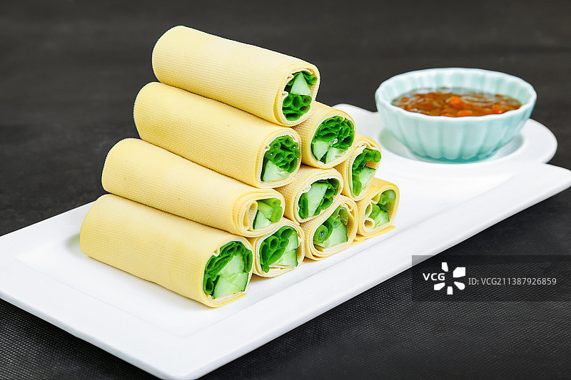 中餐美食-旱地拔葱图片素材