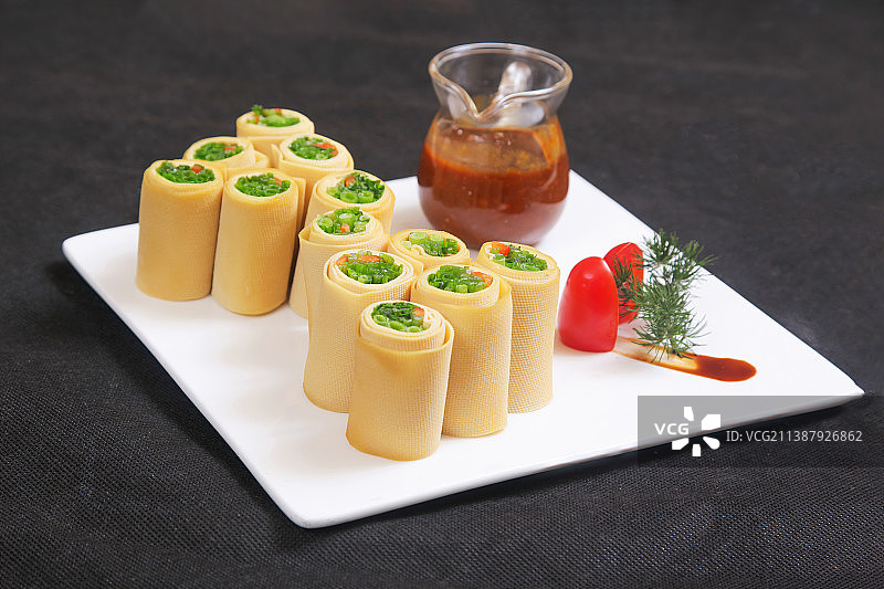 中餐美食-旱地拔葱图片素材