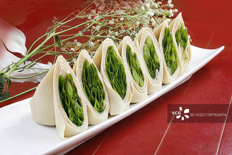 中餐美食-旱地拔葱图片素材