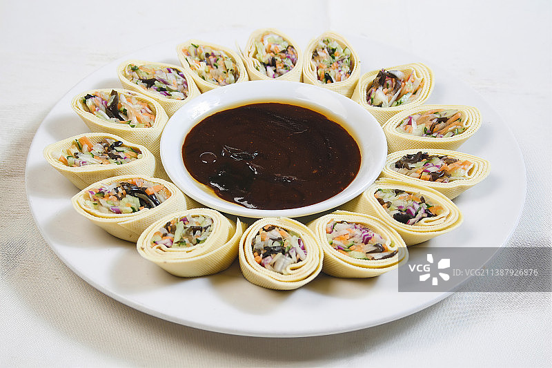 中餐美食-旱地拔葱图片素材