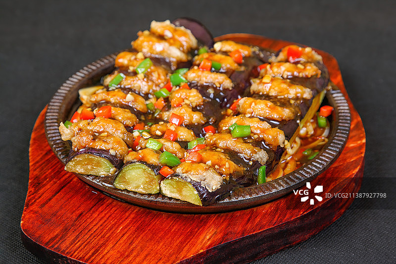 中餐美食-招牌茄子图片素材