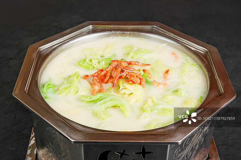 中餐美食-上汤白菜图片素材