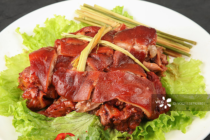 中餐美食-冷切肘子图片素材