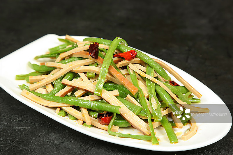 中餐美食-特色鸡蛋干图片素材