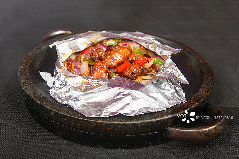中餐美食-烧鸡翅图片素材