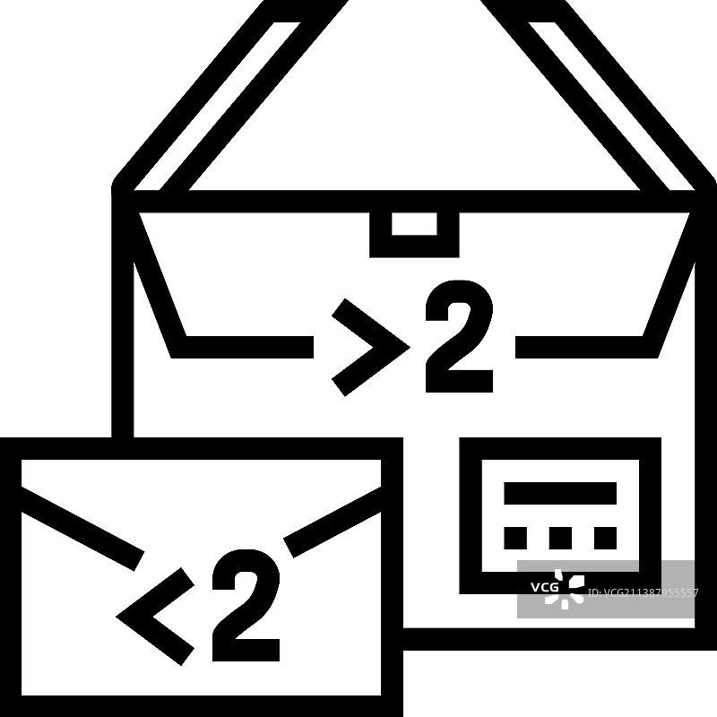 尺寸重量限制线性图标图片素材