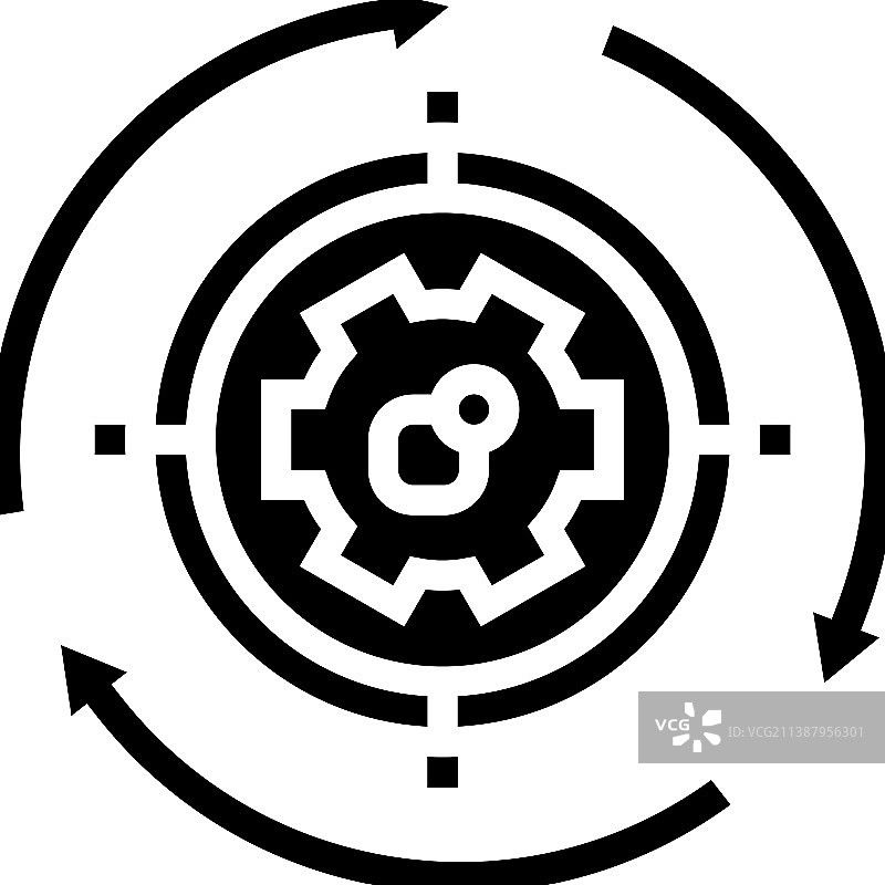 系统工作流程标志符号图标图片素材