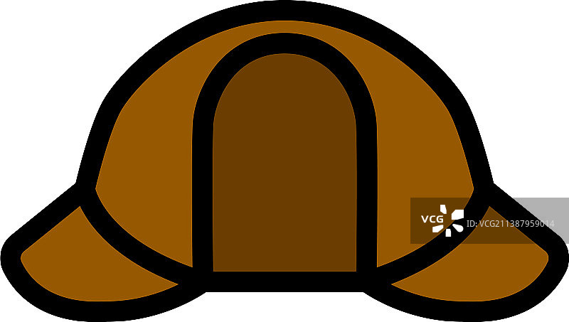 福尔摩斯帽图标图片素材