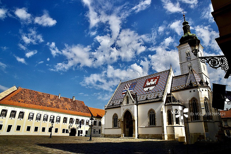 城市地标：圣马克教堂图片素材