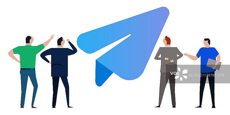 联系我们：大型纸飞机团队正在查看图片素材