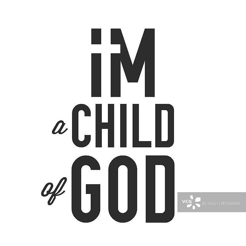 我是上帝之子排版图片素材