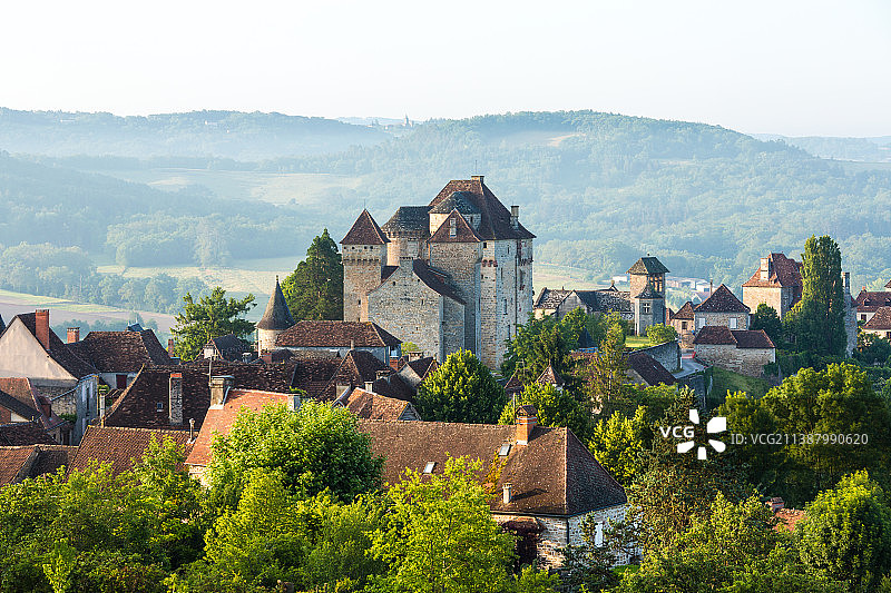 法国利穆赞科雷兹省屈雷蒙特图片素材