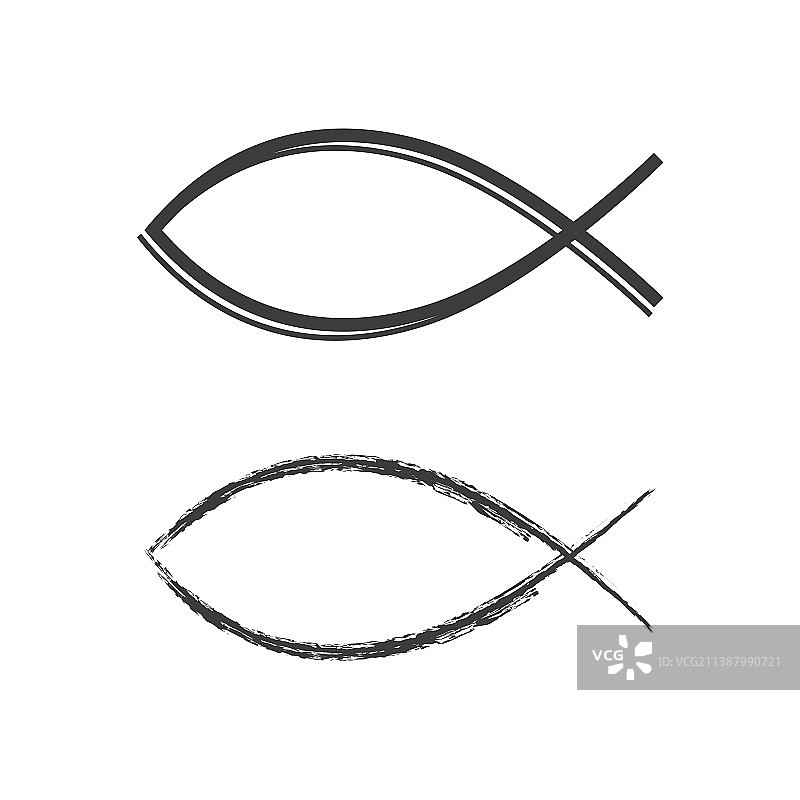 基督教鱼标志图片素材