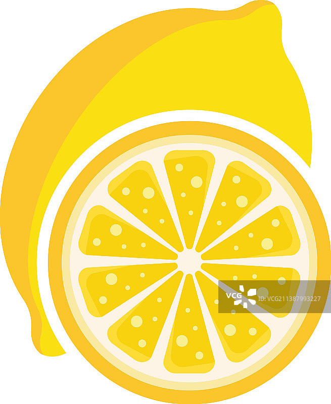柠檬剪贴画设计模板图片素材