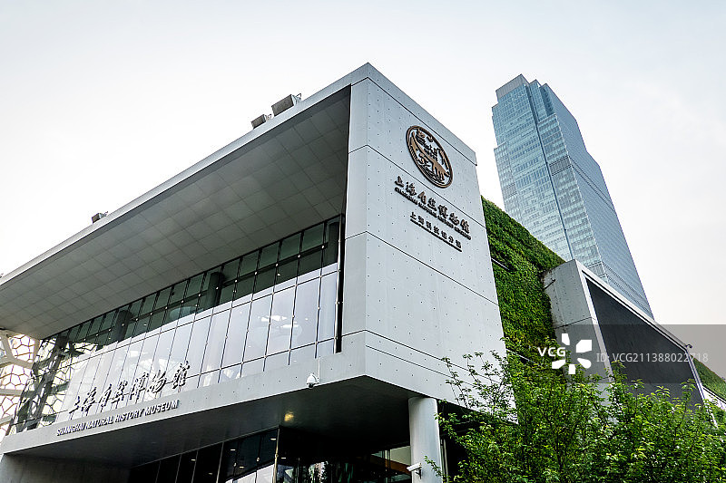 上海自然博物馆外立面图片素材