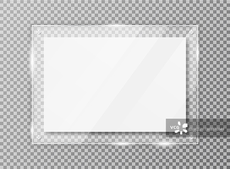 透明背景上的玻璃盘图片素材