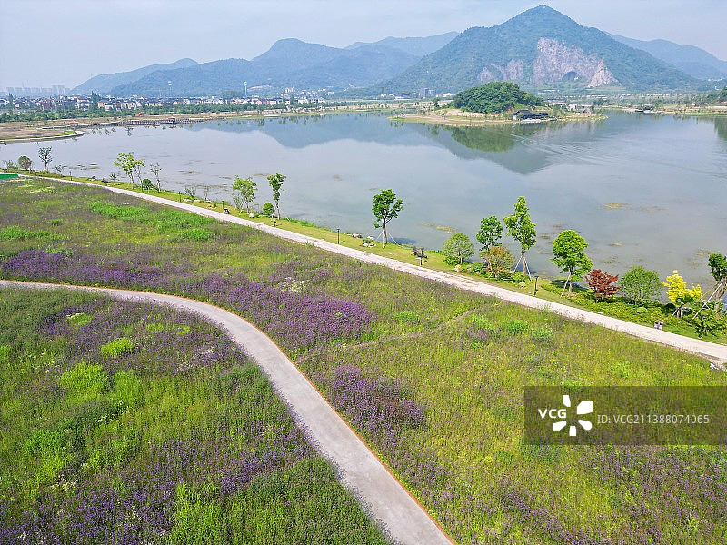 初夏@西湖区铜鉴湖图片素材