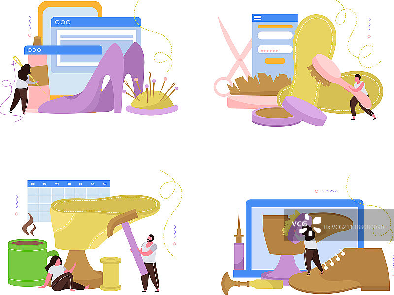 鞋匠素材组合图片素材