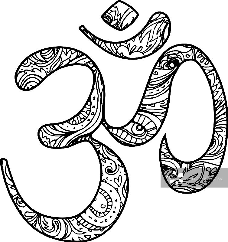 排灯节神圣符号装饰图片素材