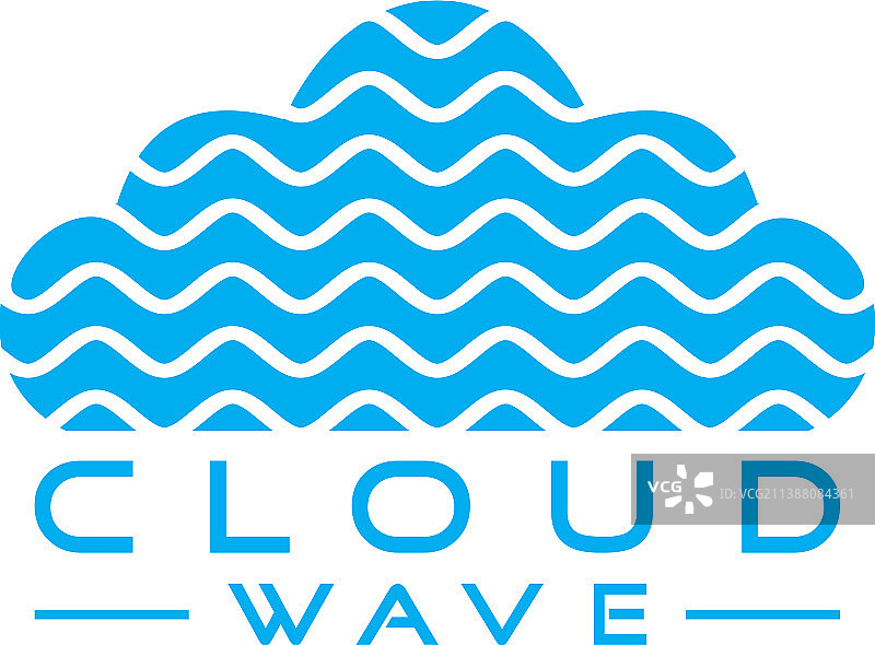 云波浪科技Logo设计图片素材
