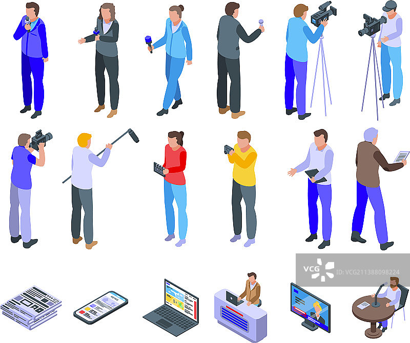 报告图标等距样式图片素材