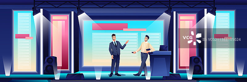 礼堂商务会议图片素材