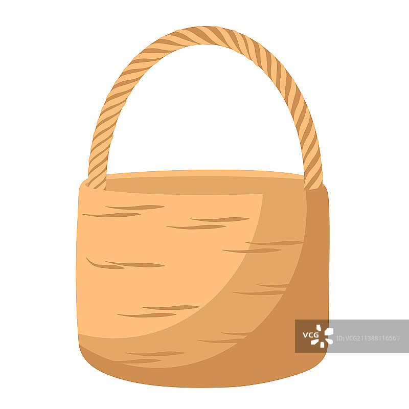 柳条篮子图片素材