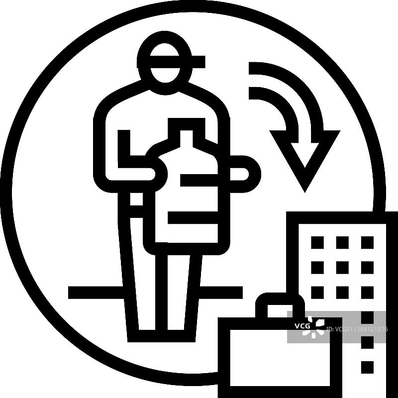 工作中运送水管线图标图片素材