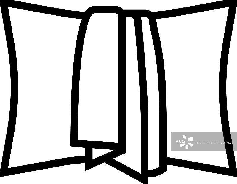 丝绸枕套线条图标图片素材