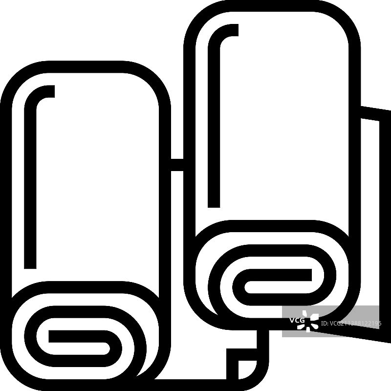 丝绸线条图标图片素材