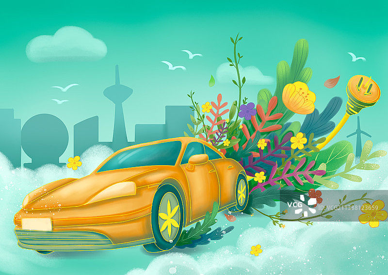 新能源汽车图片素材