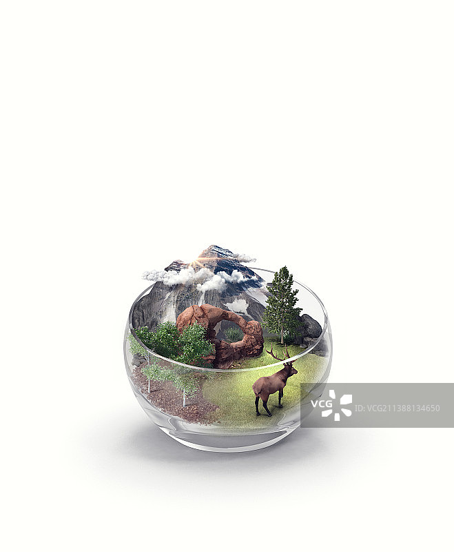 玻璃容器图片素材