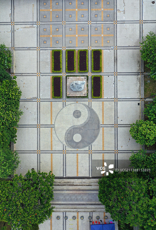 广东省广州市增城区小楼镇何仙姑风景区航拍图片素材