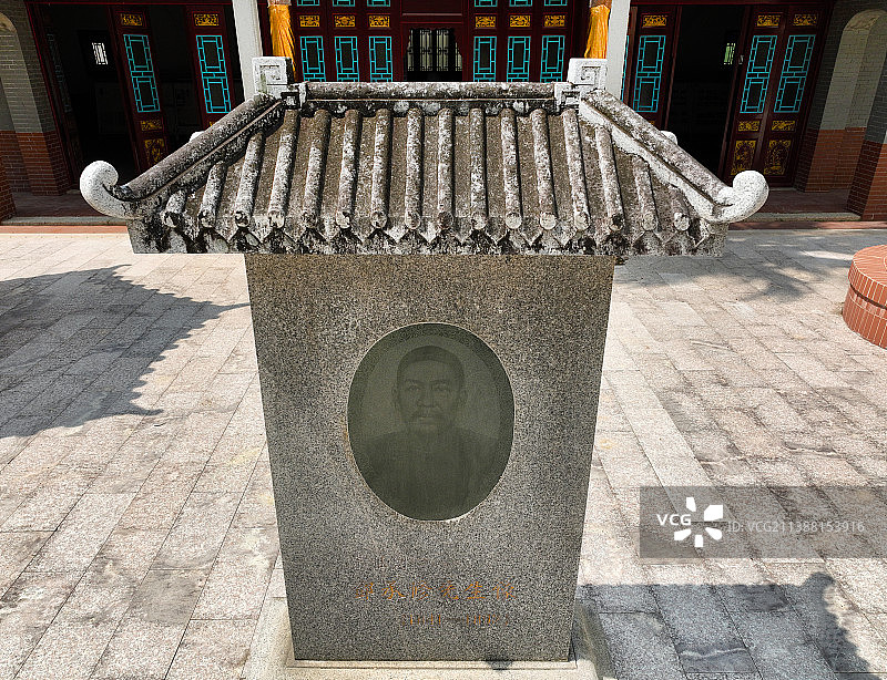 广东省惠州市惠阳区崇雅书院航拍图片素材