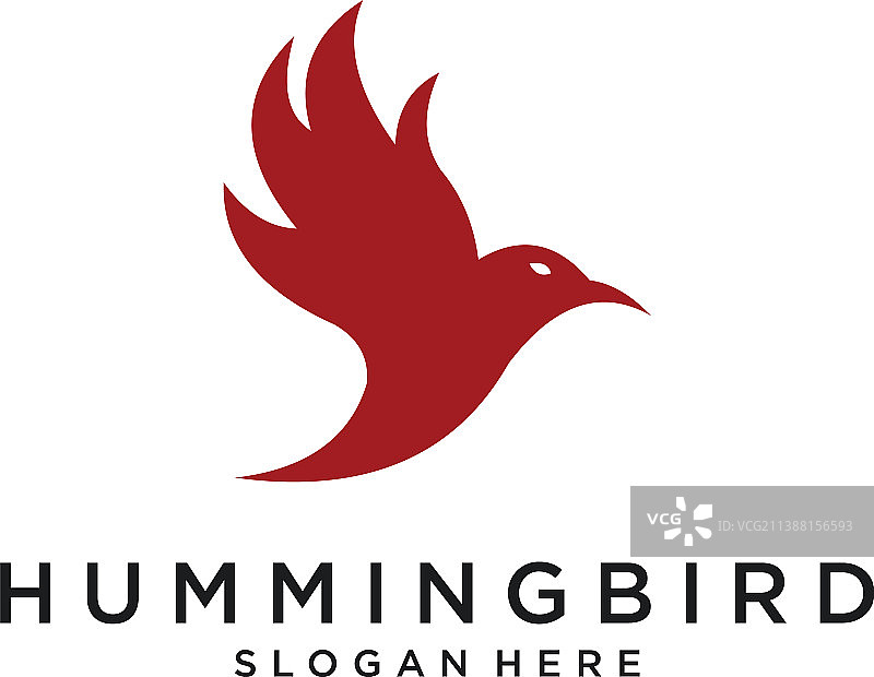 蜂鸟标志设计图片素材