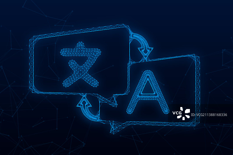 在线翻译概念图标图片素材