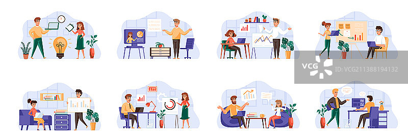 商务会议场景合集图片素材