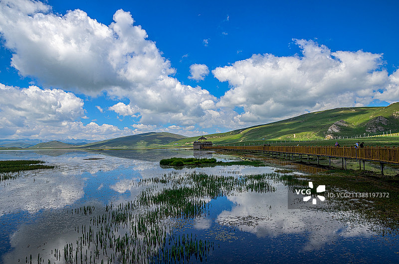 尕海湖图片素材