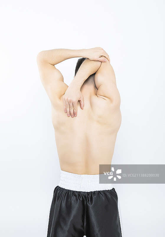 男士室内健身运动实拍图图片素材