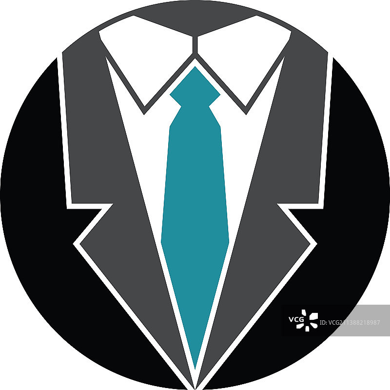 燕尾服男士logo设计图片素材