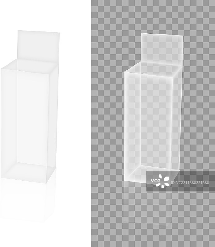 逼真透明白纸或塑料图片素材