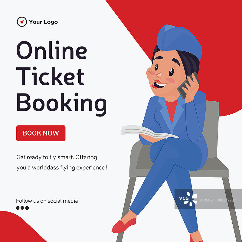 空姐banner设计图片素材